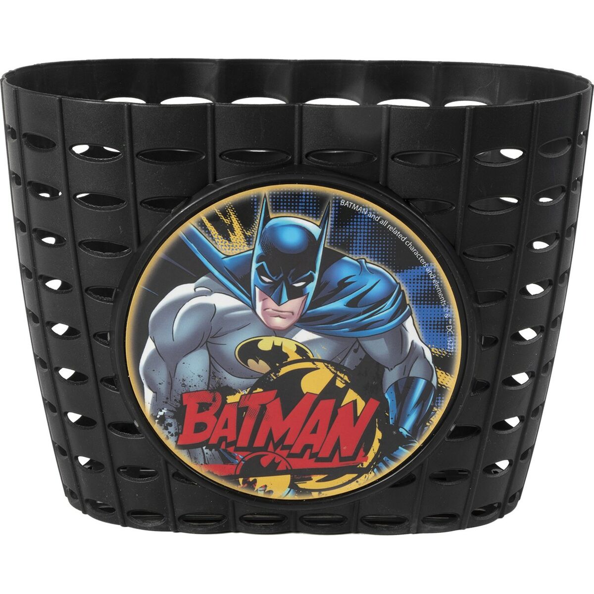 Coș de bicicletă pentru copii Batman CZ10961 Negru/Galben - Sport și în aer liber, Ciclism