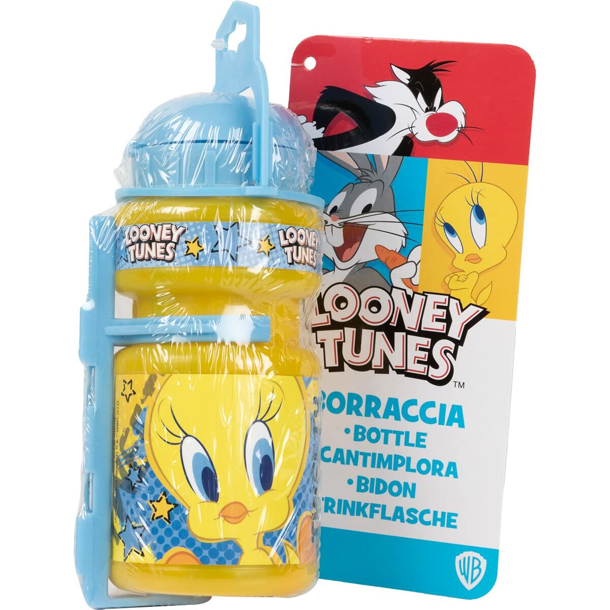 Sticlă pentru biciclete pentru copii Looney Tunes CZ10968 Galben 350 ml - Sport și în aer liber, Ciclism