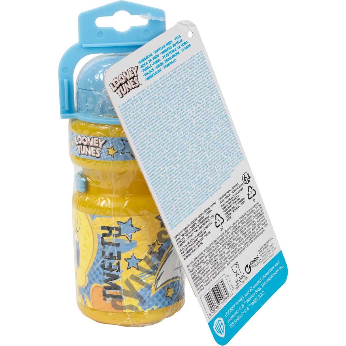 Sticlă pentru biciclete pentru copii Looney Tunes CZ10968 Galben 350 ml - Sport și în aer liber, Ciclism