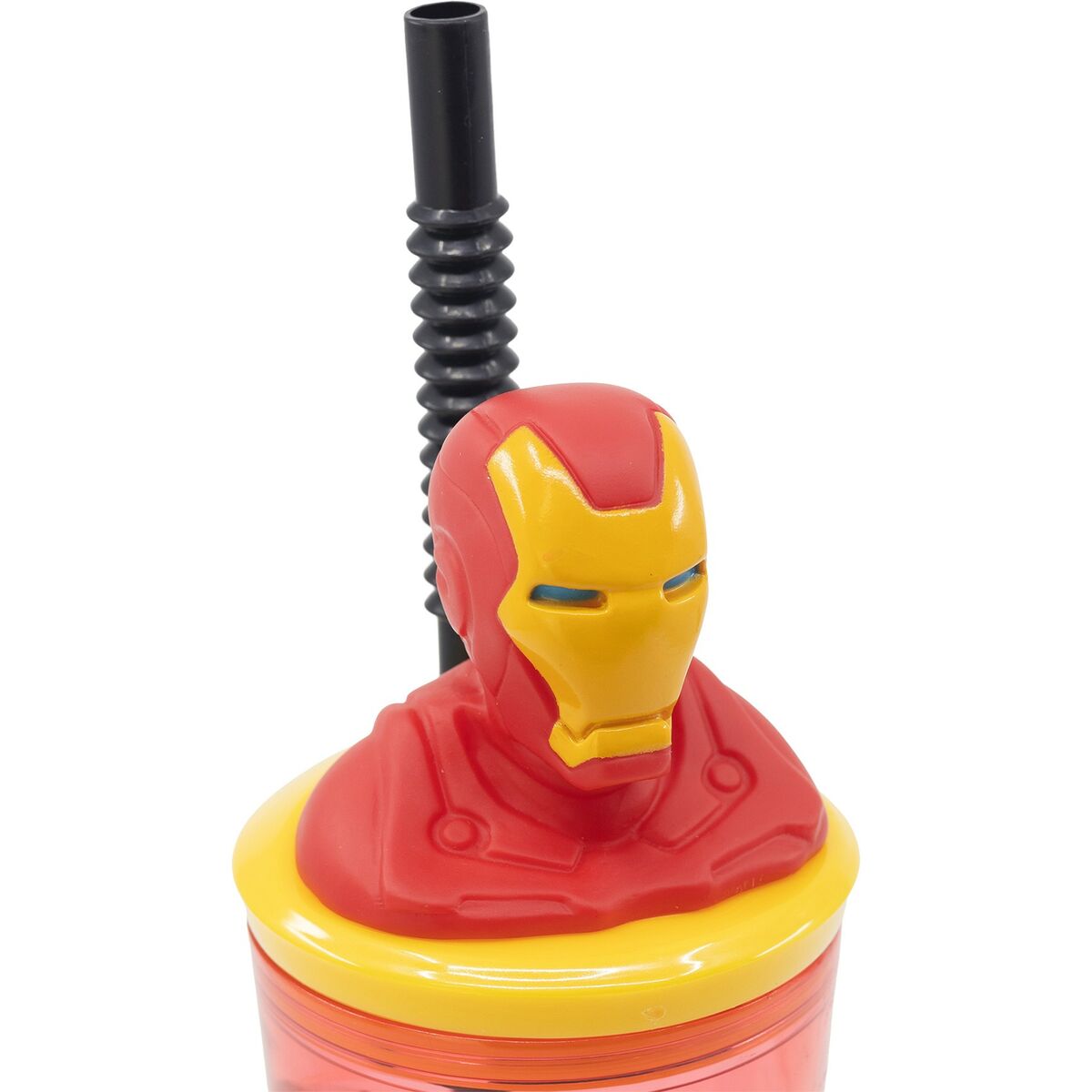 Pahar cu Pai The Avengers Iron Man Roșu 3D - Bebelus, Alăptarea și hrănirea