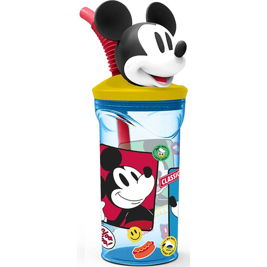 Pahar cu Pai Mickey Mouse CZ11336 3D Albastru - Bebelus, Alăptarea și hrănirea