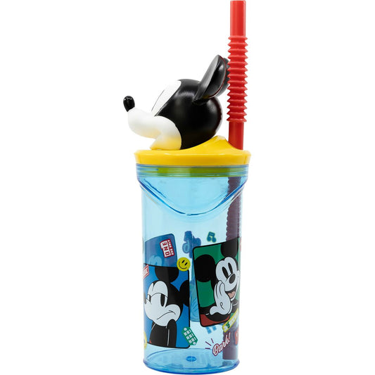 Pahar cu Pai Mickey Mouse CZ11336 3D Albastru - Bebelus, Alăptarea și hrănirea