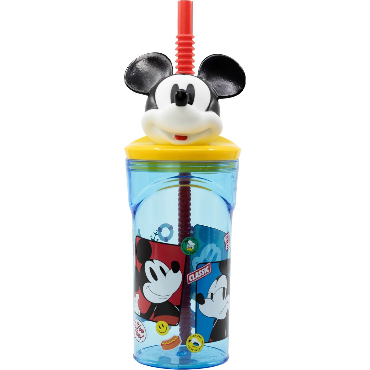 Pahar cu Pai Mickey Mouse CZ11336 3D Albastru - Bebelus, Alăptarea și hrănirea