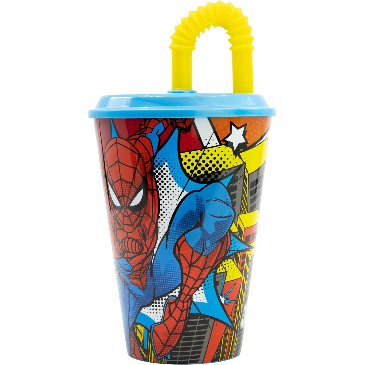 Pahar cu Pai Spider-Man CZ11366 430 ml - Bebelus, Alăptarea și hrănirea