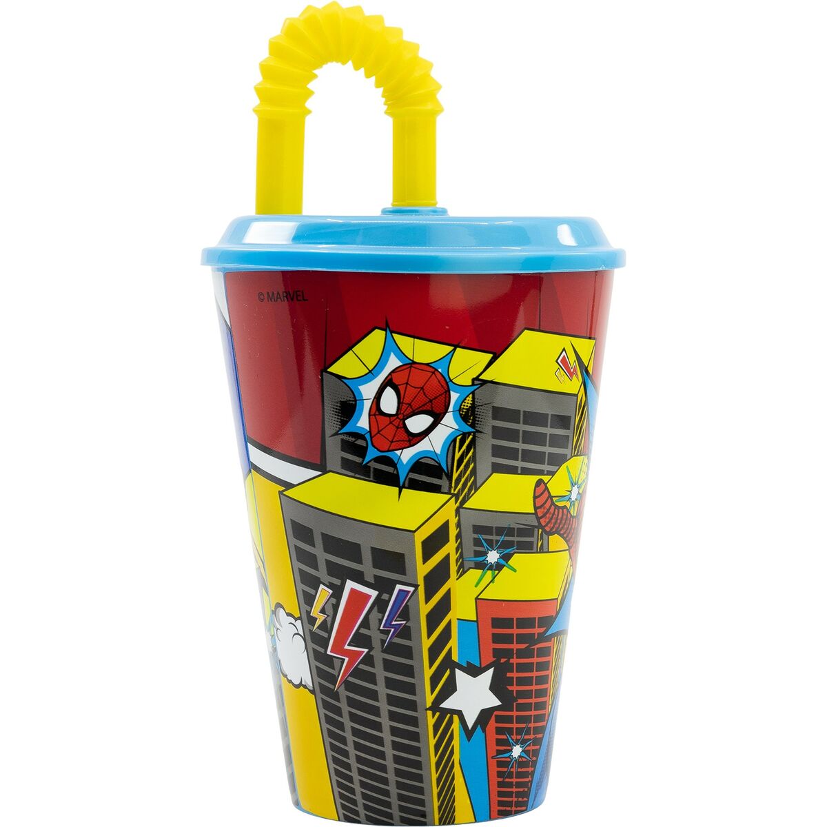Pahar cu Pai Spider-Man CZ11366 430 ml - Bebelus, Alăptarea și hrănirea