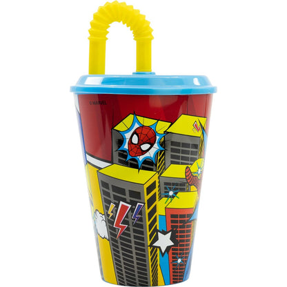 Pahar cu Pai Spider-Man CZ11366 430 ml - Bebelus, Alăptarea și hrănirea