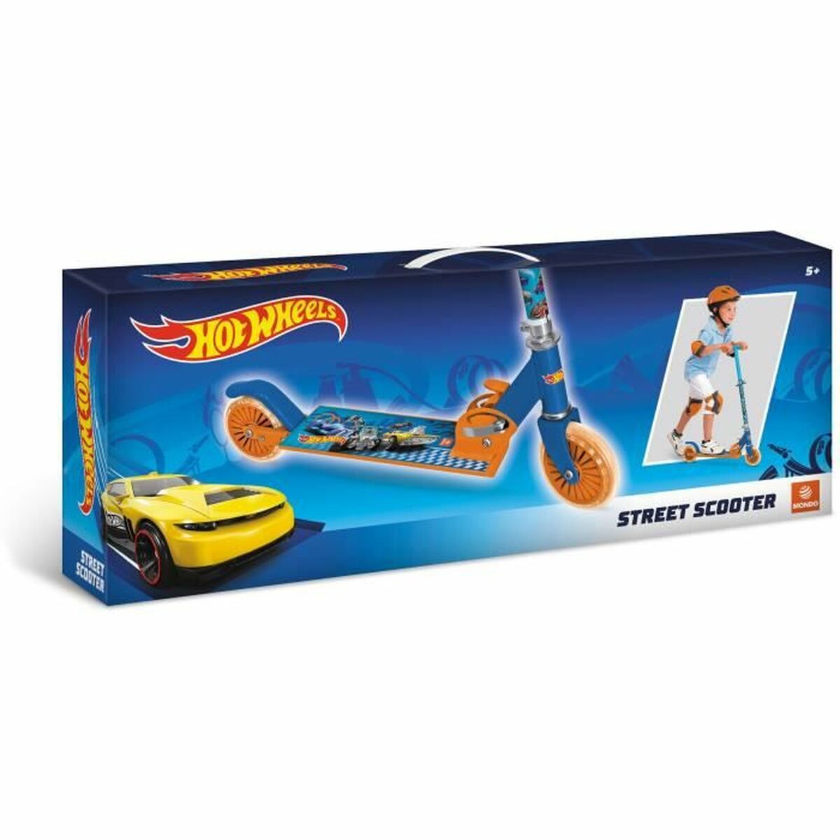 Trotinetă Mondo Hot Wheels Infantil - Sport și în aer liber, Mobilitate urbană