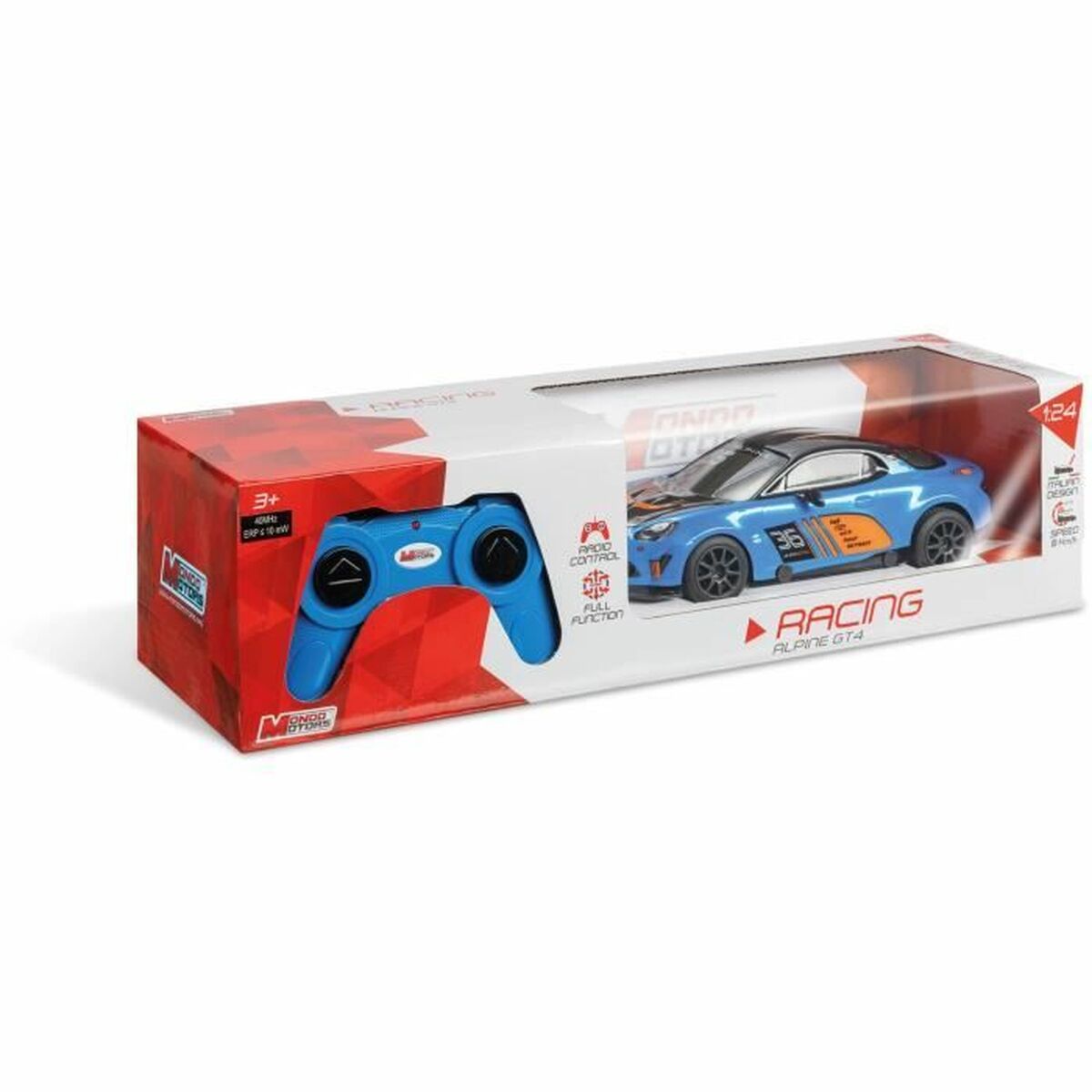 Mașină Radio Control Mondo Alpine A110 GT4 Albastru Turquoise - Jucarii si jocuri, Vehicule