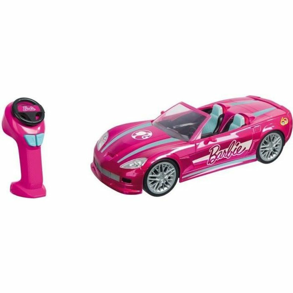 Mașină Radio Control Mondo Cabriolet Barbie Dream Car Multicolor Roz - Jucarii si jocuri, Vehicule