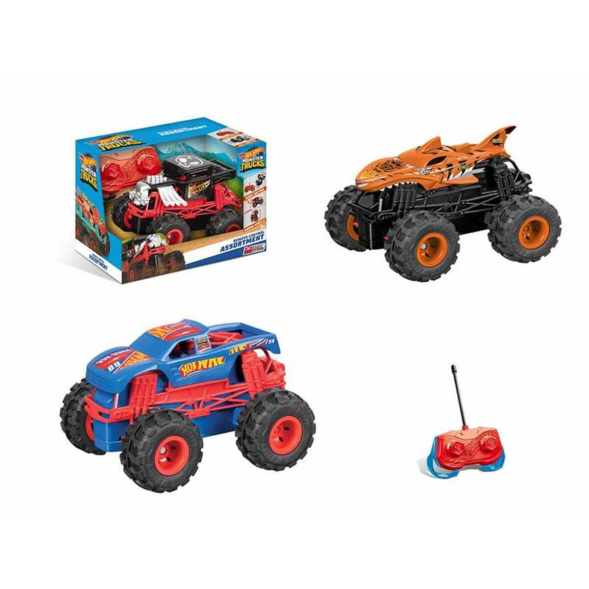 Mașină Radio Control Hot Wheels mini Monster Truck 1:28 14,5 x 9,2 x 9 cm - Jucarii si jocuri, Vehicule