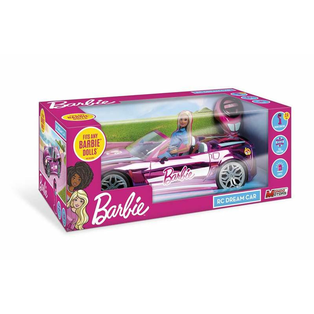 Mașină Radio Control Barbie Dream car 1:10 40 x 17,5 x 12,5 cm - Jucarii si jocuri, Vehicule