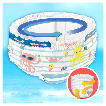 Scutece de unică folosință Dodot Splashers 5-6 14 Kg (10 Unități) - Sănătate și îngrijire personală, Îngrijirea copiilor și puericultură