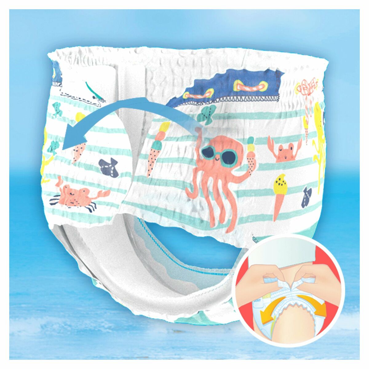 Scutece de unică folosință Dodot Splashers 5-6 14 Kg (10 Unități) - Sănătate și îngrijire personală, Îngrijirea copiilor și puericultură
