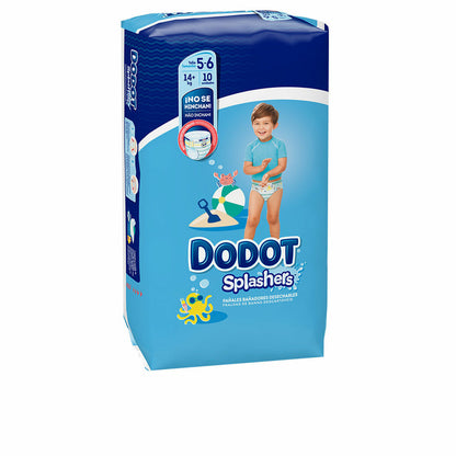 Scutece de unică folosință Dodot Splashers 5-6 14 Kg (10 Unități) - Sănătate și îngrijire personală, Îngrijirea copiilor și puericultură