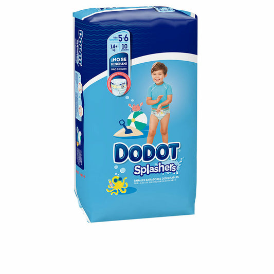 Scutece de unică folosință Dodot Splashers 5-6 14 Kg (10 Unități) - Sănătate și îngrijire personală, Îngrijirea copiilor și puericultură