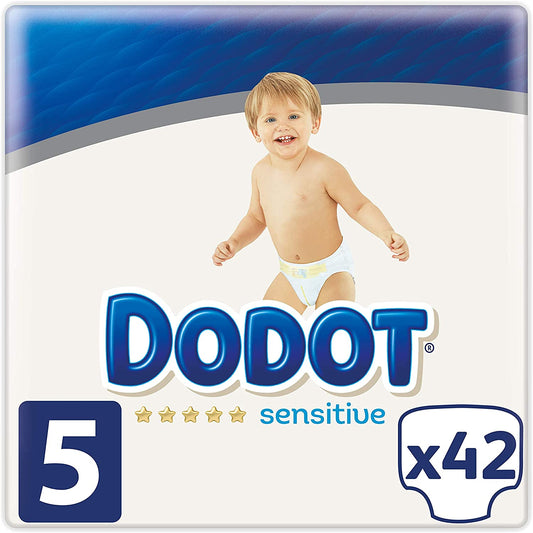 Scutece de unică folosință Sensitive T5 11-16 kg Dodot (42 pcs) - Sănătate și îngrijire personală, Îngrijirea copiilor și puericultură