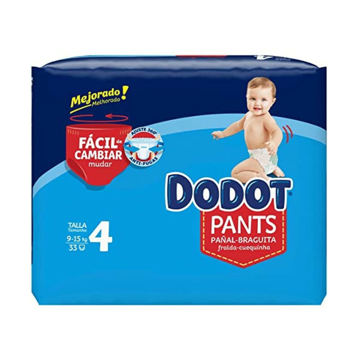 Scutece de unică folosință Dodot Dodot Pants 9-15 kg 33 Unități - Sănătate și îngrijire personală, Îngrijirea copiilor și puericultură