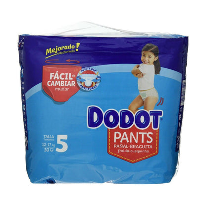 Scutece de unică folosință Dodot Dodot Pants Mărimea 5 12-17 kg 30 Unități - Sănătate și îngrijire personală, Îngrijirea copiilor și puericultură