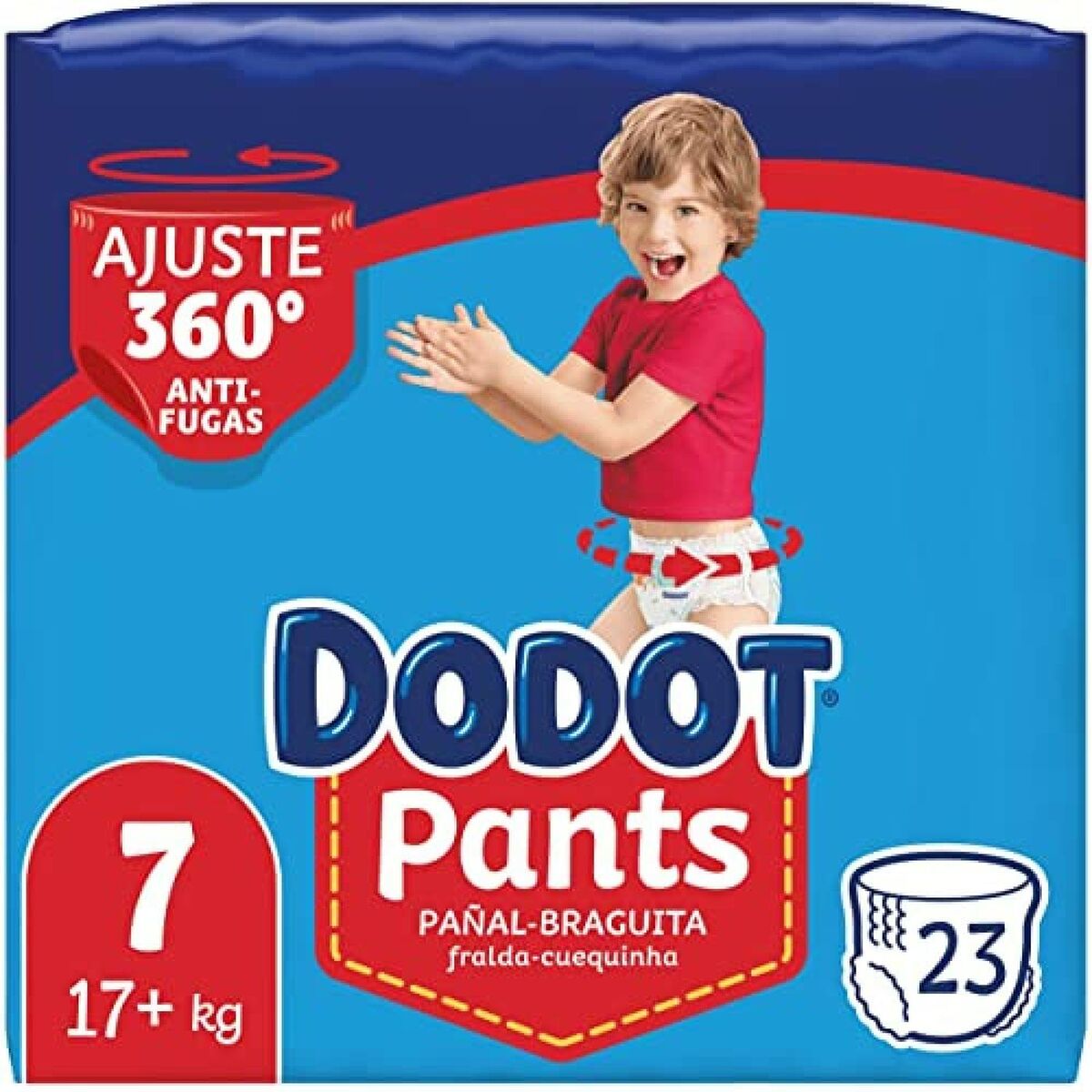 Servețele pentru copii Dodot Pants Mărimea 7 17 kg (23 Unități) - Sănătate și îngrijire personală, Îngrijirea copiilor și puericultură