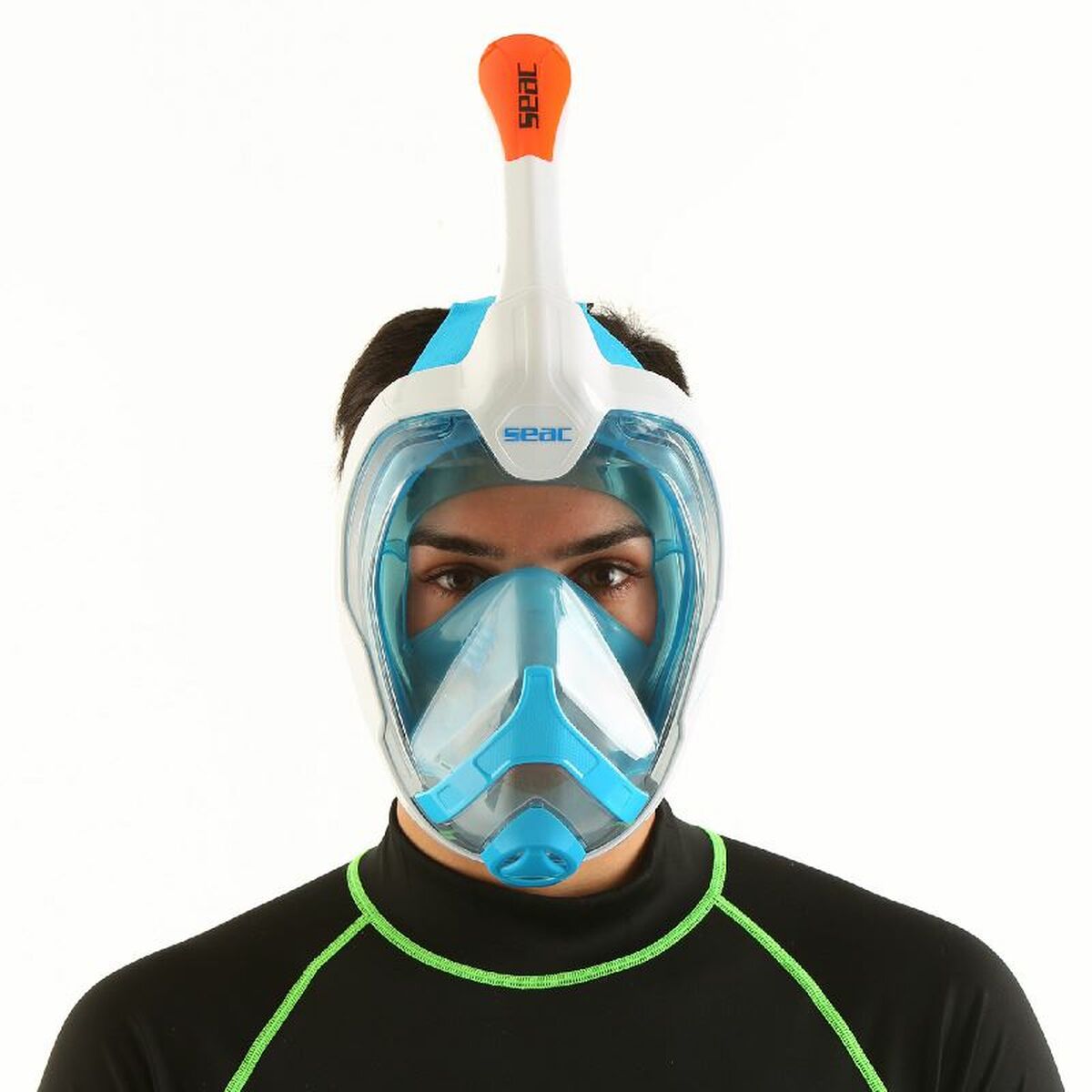 Mască de scufundare Seac Granfacial Magica Transparent Indigo - Sport și în aer liber, Sporturi acvatice