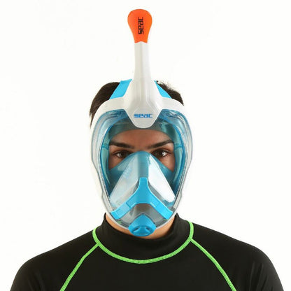 Mască de scufundare Seac Granfacial Magica Transparent Indigo - Sport și în aer liber, Sporturi acvatice
