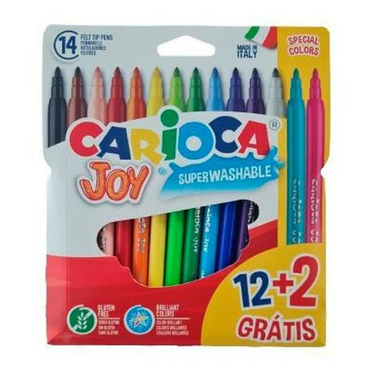 Set de Carioci Carioca JOY Multicolor 12 Piese (48 Unități) - Birou și papetărie, Pixuri, creioane și articole de scris