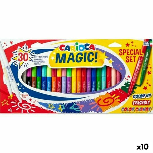 Set de Carioci Carioca Magic! Multicolor 30 Piese (10 Unități) - Birou și papetărie, Pixuri, creioane și articole de scris