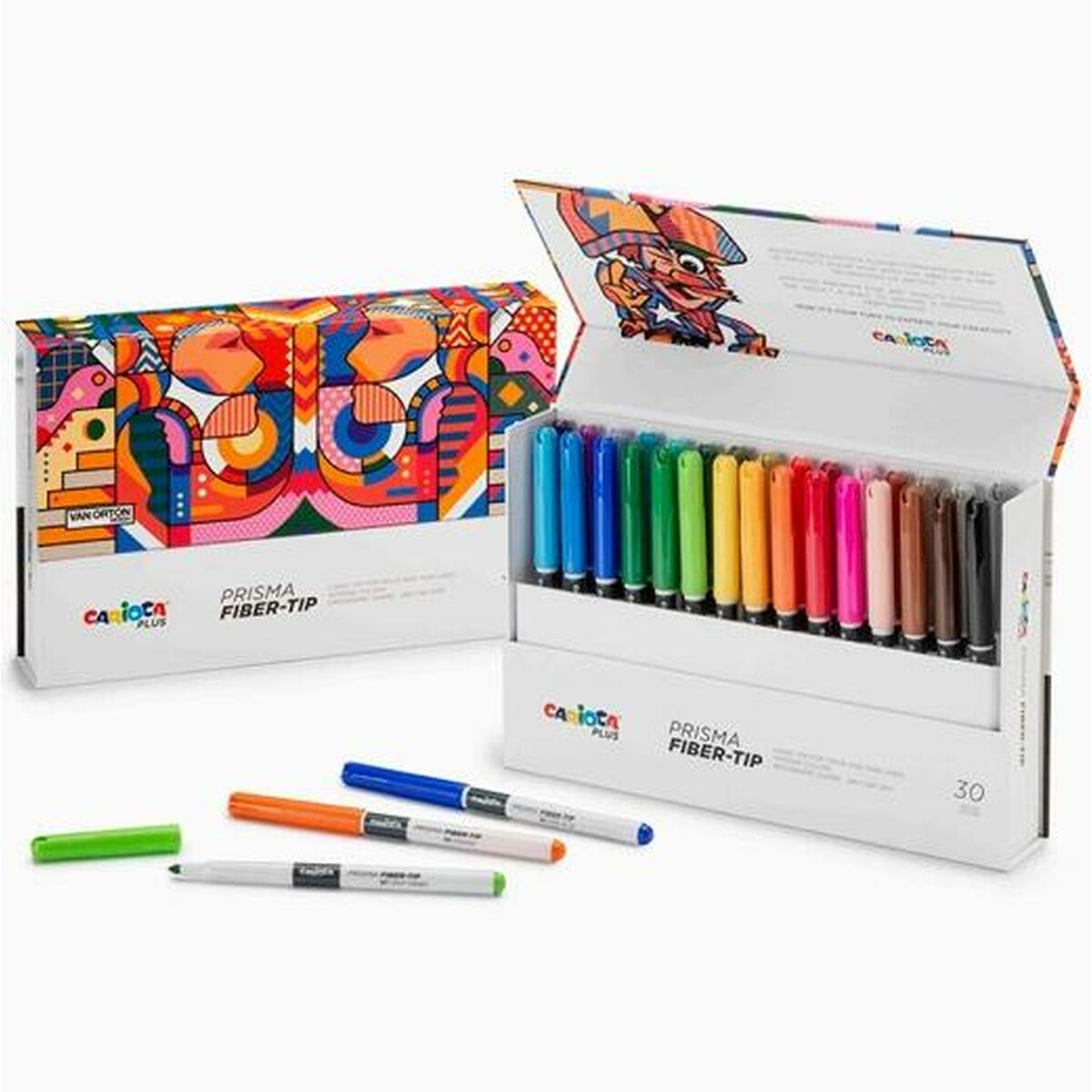 Set de Carioci Carioca Prisma Multicolor 30 Piese (6 Unități) - Birou și papetărie, Pixuri, creioane și articole de scris