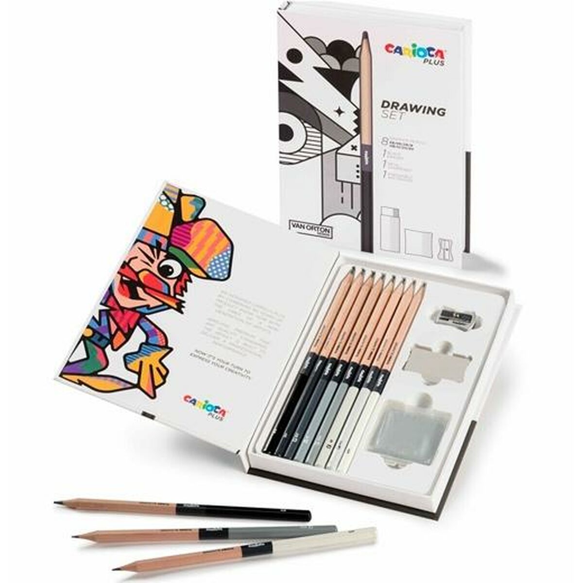 Set pentru desen Carioca PLUS DRAWING (6 Unități) - Birou și papetărie, Arte și Meserii