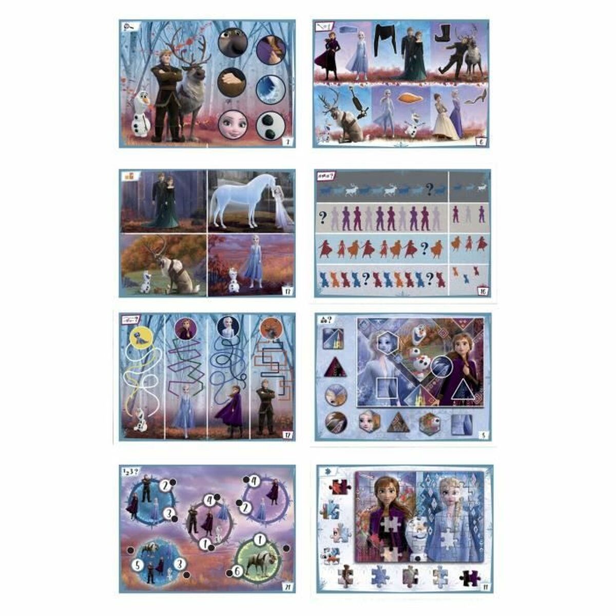 Puzzle Clementoni Quizzy - Frozen - Jucarii si jocuri, Puzzle-uri și puzzle-uri