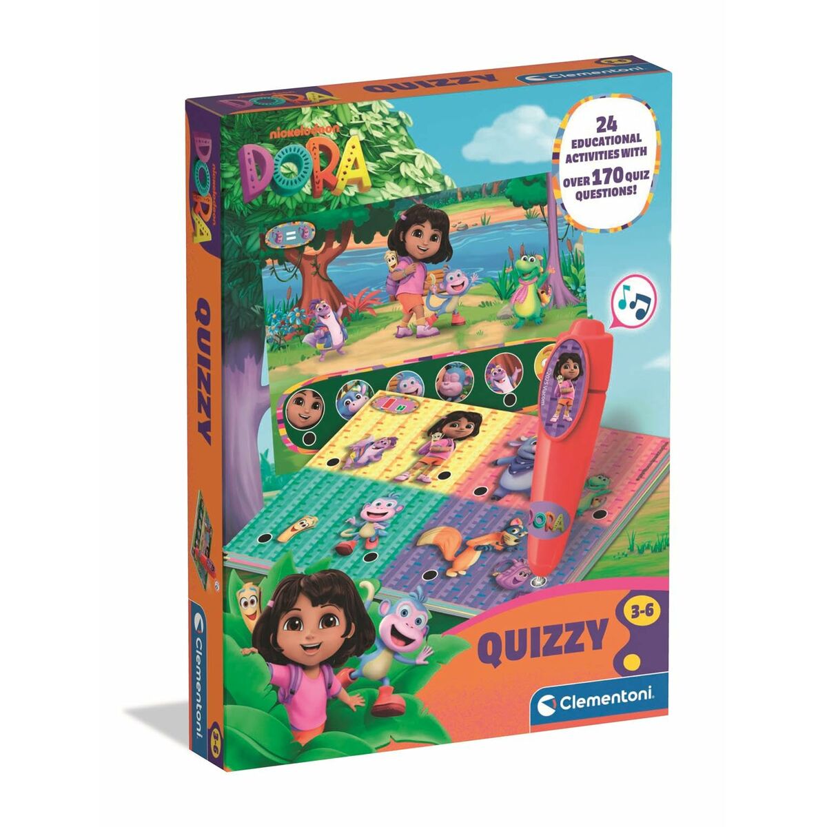 Joc Educativ Clementoni Dora Quizzy - Jucarii si jocuri, Jocuri și accesorii