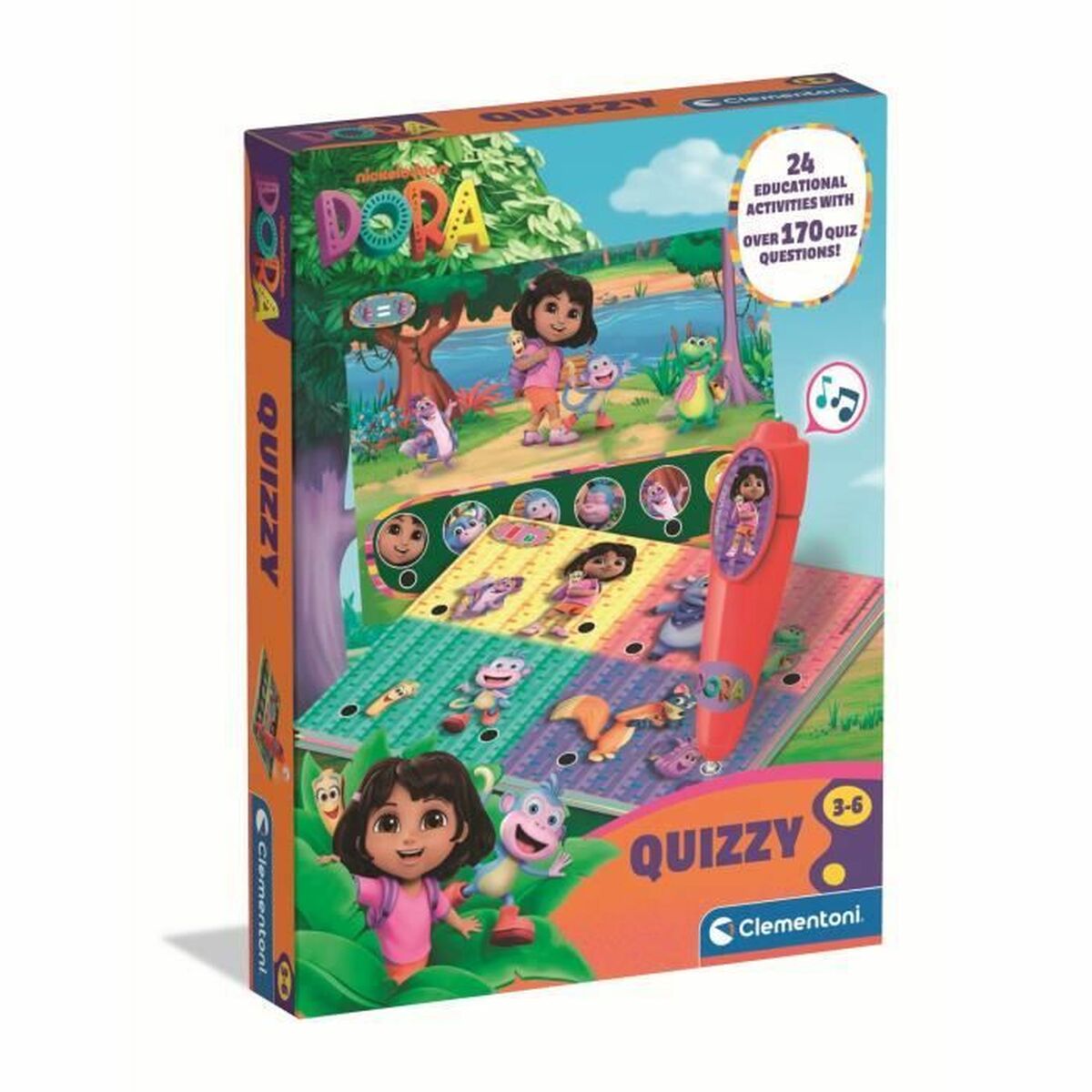 Joc Educativ Clementoni Dora Quizzy - Jucarii si jocuri, Jocuri și accesorii