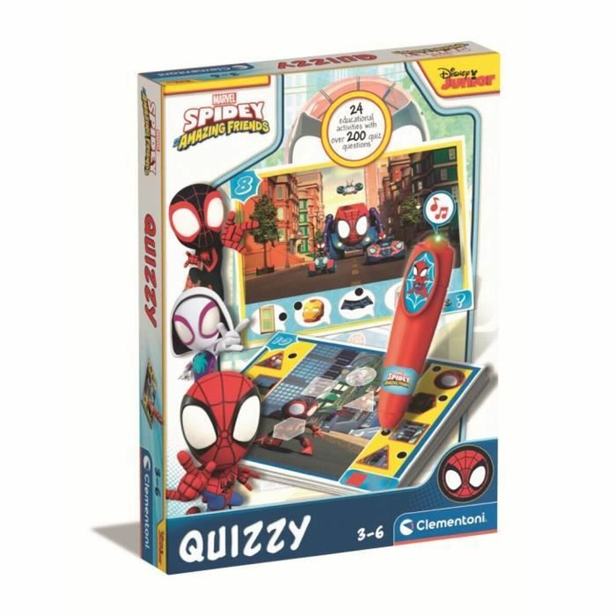 Joc Educativ Clementoni Spidey Amazing Friends Quizzy - Jucarii si jocuri, Jocuri și accesorii