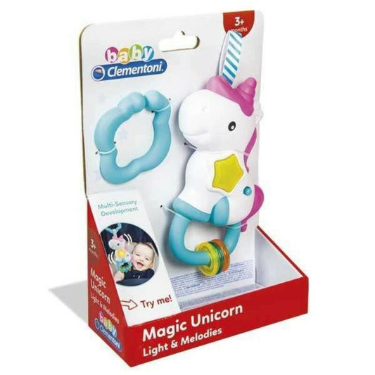 Zornăitoare cu Sunet Magic Unicorn Clementoni 17333 - Bebelus, Jucăriile copilăriei timpurii