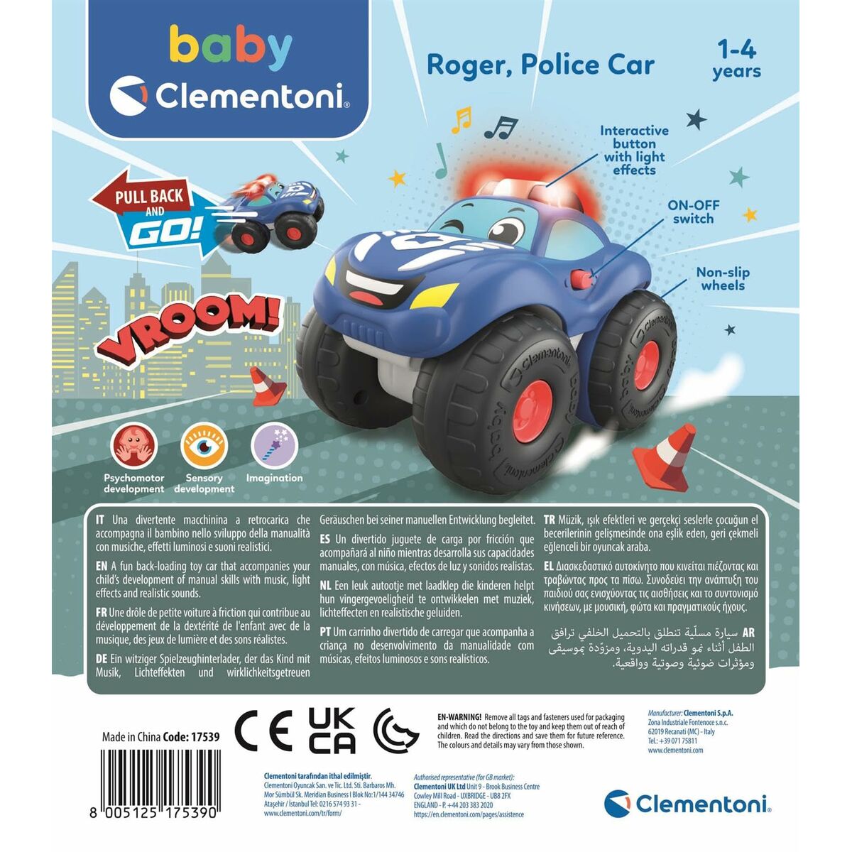 Mașină de jucărie Clementoni Roger - Jucarii si jocuri, Vehicule