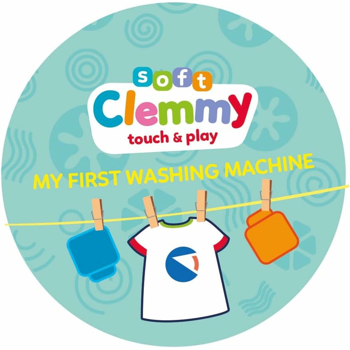 Mașină de spălat jucărie Clementoni Soft Clemmy - Jucarii si jocuri, Imitații de jocuri
