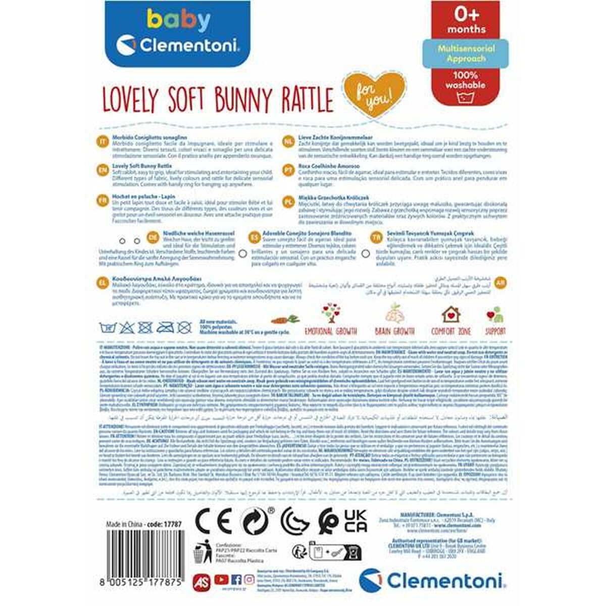 Zornăitoare Clementoni (1 Unități) - Bebelus, Jucăriile copilăriei timpurii