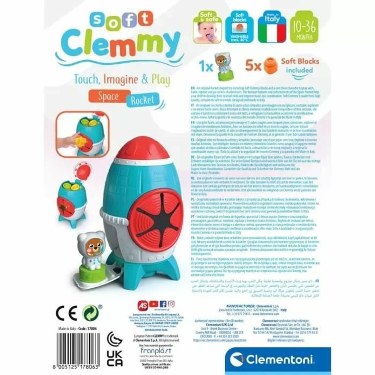 Joc Educativ Clementoni Space Rocket - Jucarii si jocuri, Jocuri și accesorii