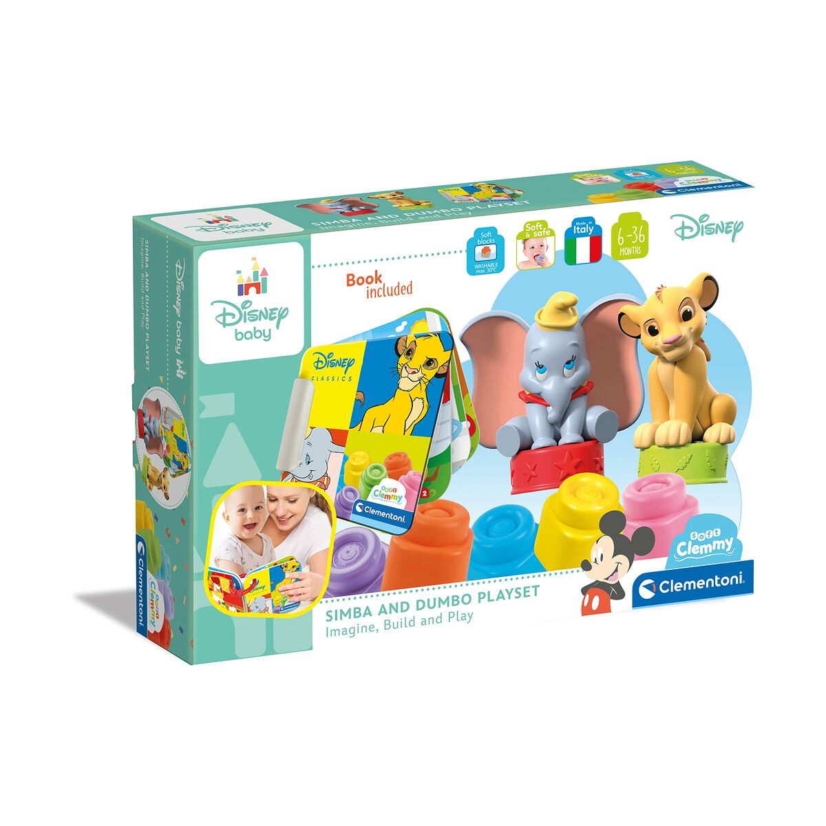 Puzzle Animale Clementoni Disney Classics Clemmy Box - Bebelus, Jucăriile copilăriei timpurii