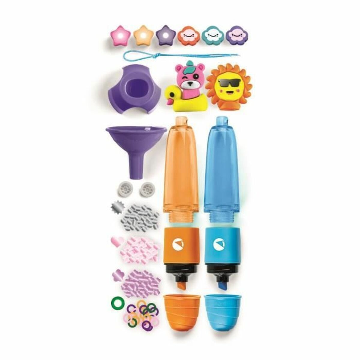 Set de Lucru Manual Clementoni Create your Highlighter Summer - Jucarii si jocuri, Activități creative