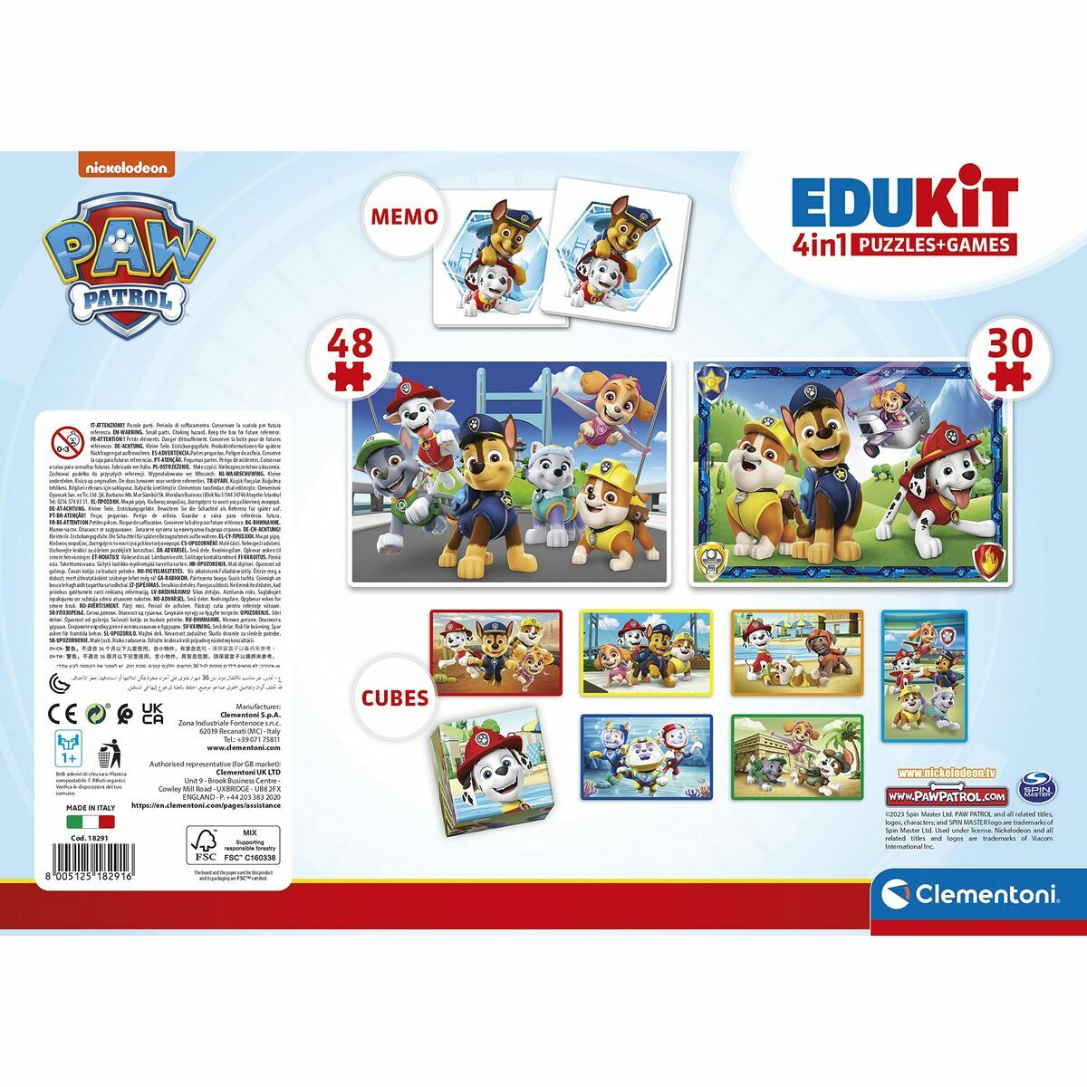 Set de 4 Puzzle-uri Clementoni - Jucarii si jocuri, Puzzle-uri și puzzle-uri