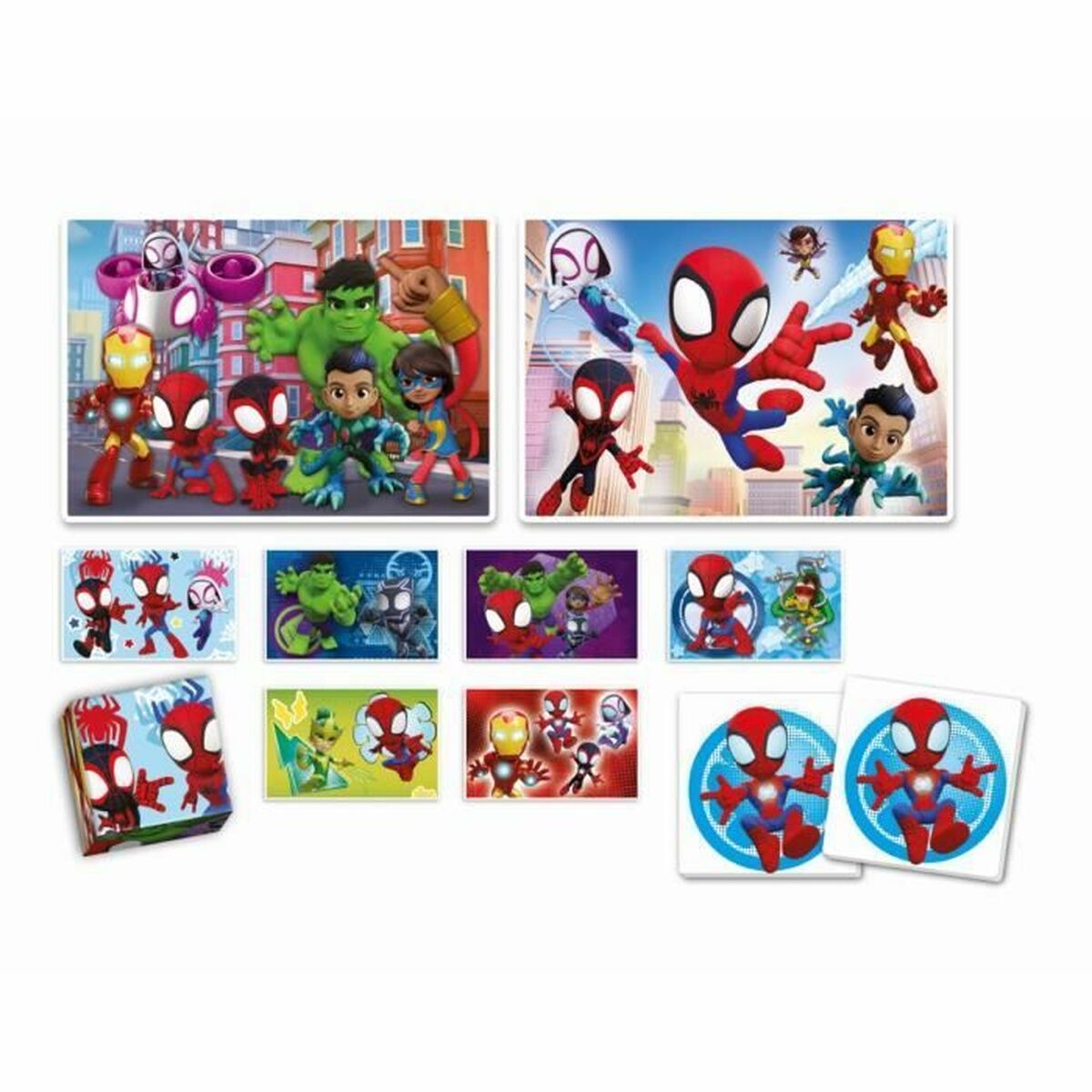 Joc Educativ Clementoni Coffret Spidey 4 en 1 (FR) - Jucarii si jocuri, Jocuri și accesorii