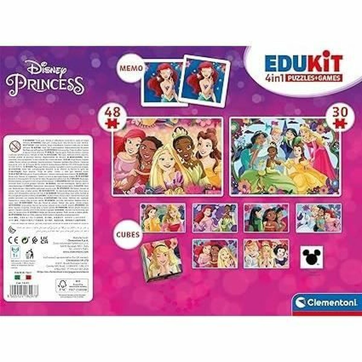 Joc Educativ Clementoni Disney Princesses - Jucarii si jocuri, Jocuri și accesorii