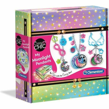 Kit de Creare Brățări și Coliere Clementoni My Moonlight Pendants Aluminiu Cauciuc Plastic - Jucarii si jocuri, Activități creative