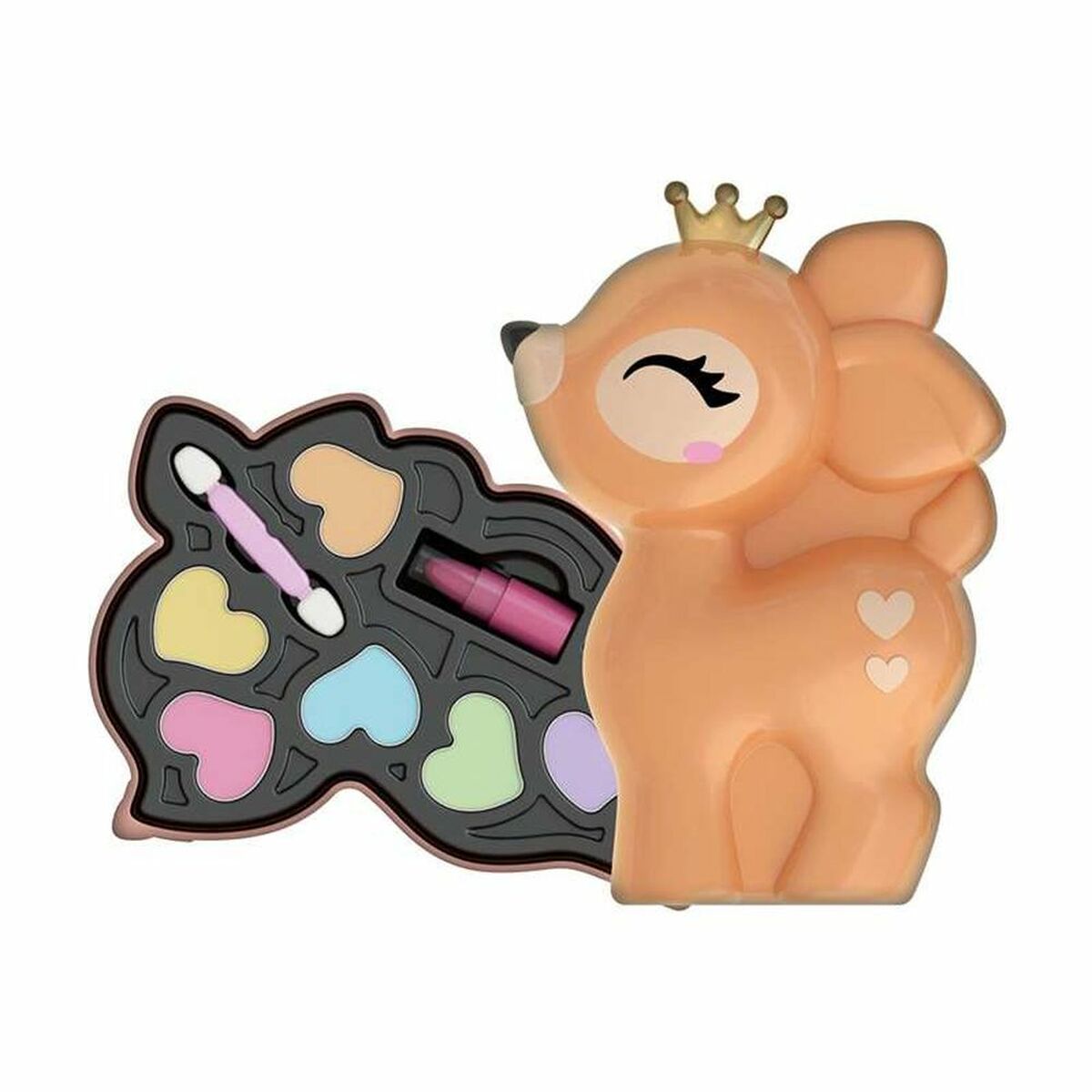 Set de Machiaj pentru Copii Clementoni Lovely Make Up Cerb (27 x 22 x 5 cm) - Jucarii si jocuri, Costume și accesorii