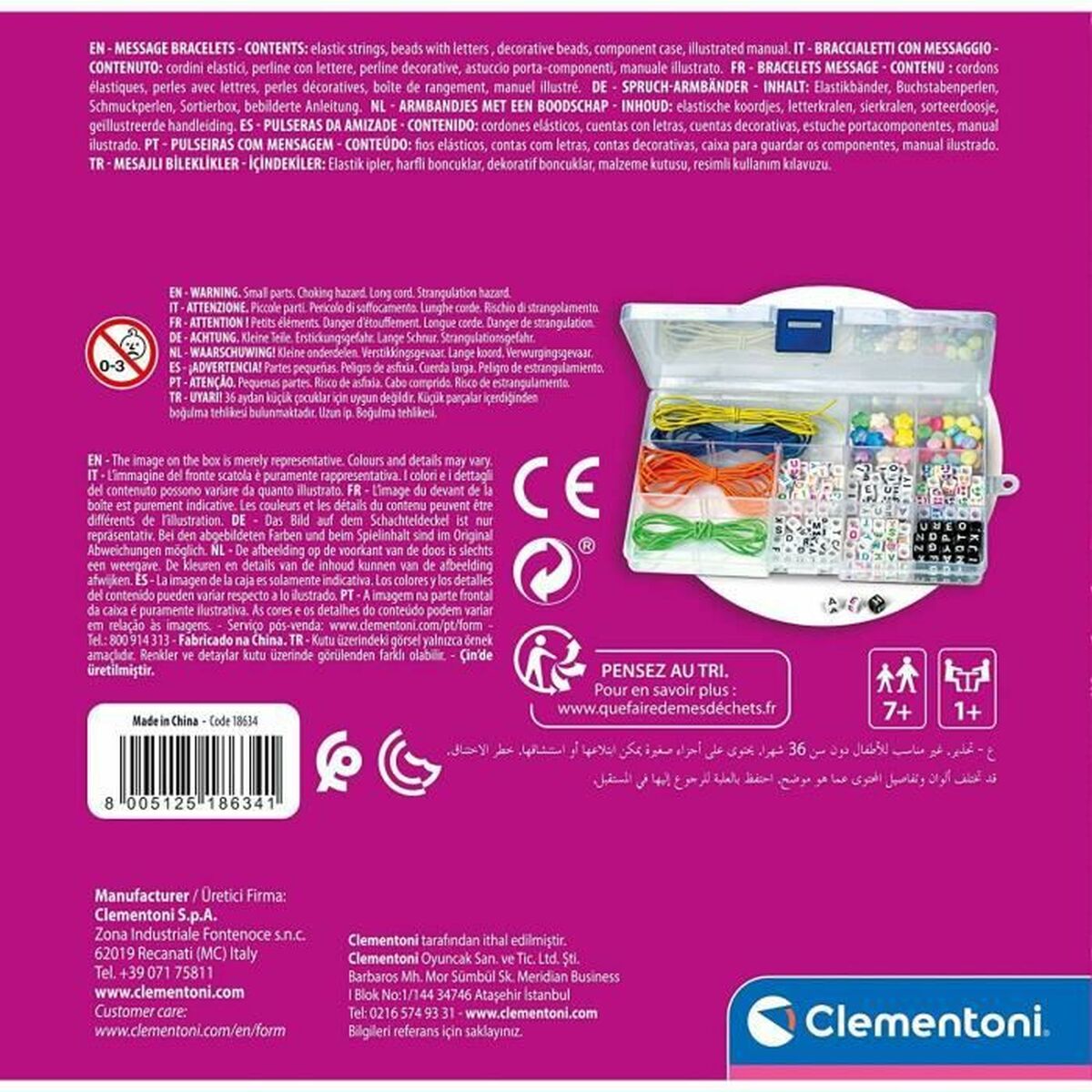 Kit de Creare Brățări Clementoni - Jucarii si jocuri, Activități creative