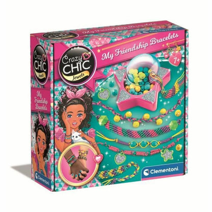 Kit de Creare Brățări Clementoni Friendship bracelet creation box Plastic - Jucarii si jocuri, Activități creative