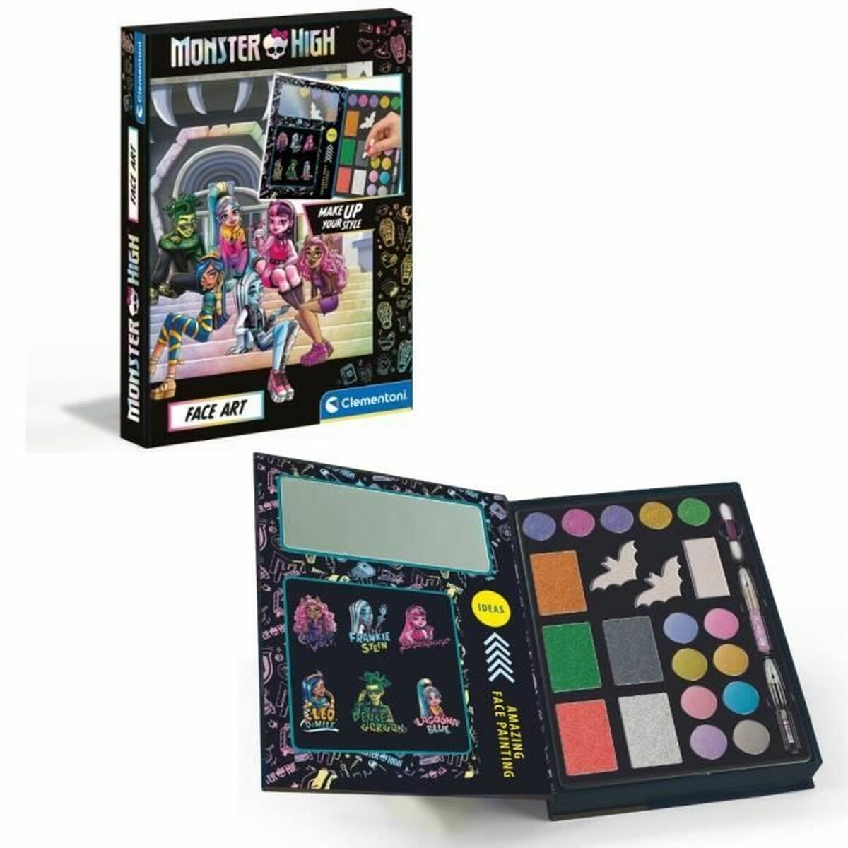 Set de Machiaj pentru Copii Clementoni Monster High Fashion Designer Multicolor - Jucarii si jocuri, Costume și accesorii