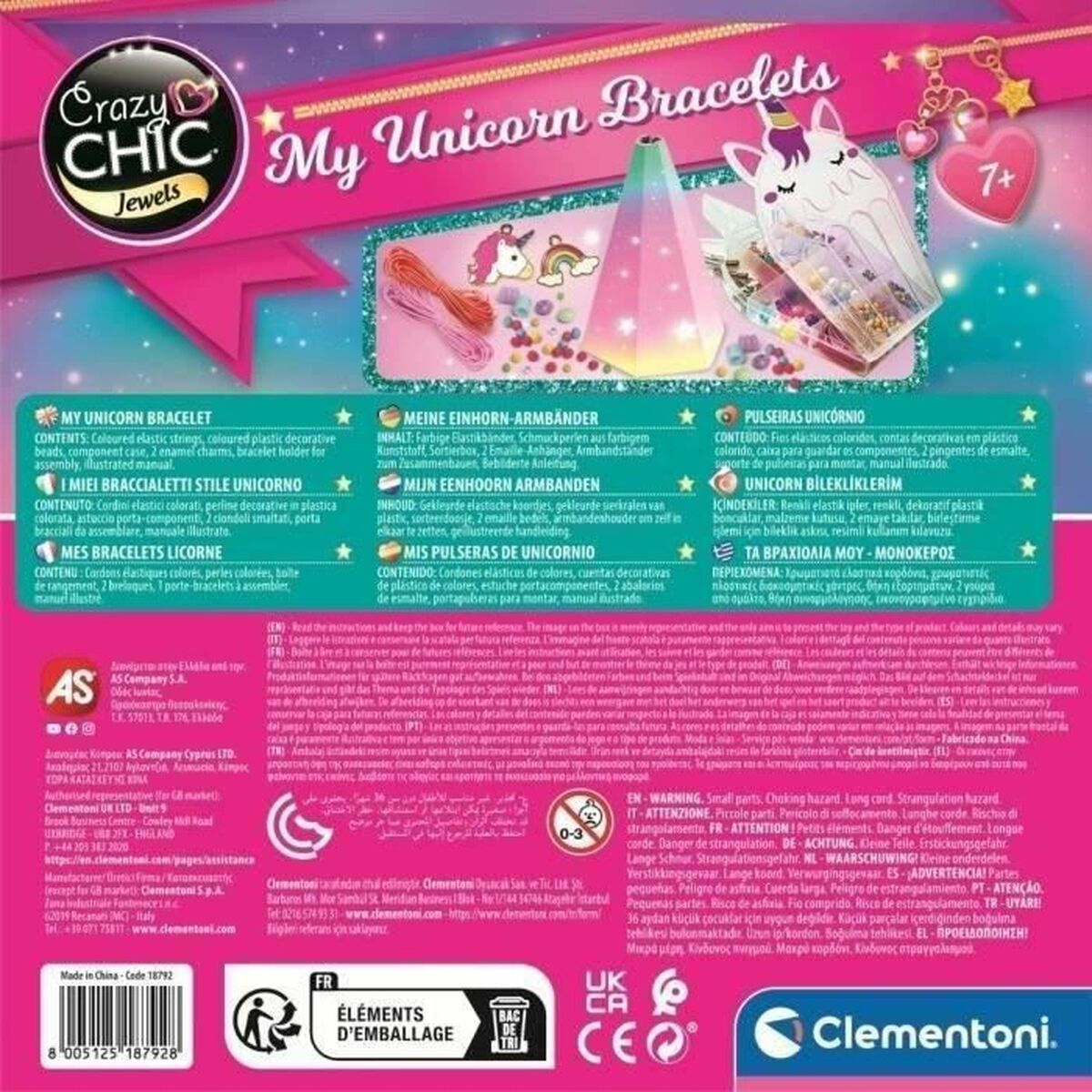 Mărgele Clementoni Crazy Chic - Jucarii si jocuri, Activități creative
