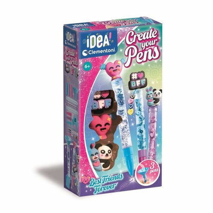 Set de Lucru Manual Clementoni Create your Pens Best Friends - Jucarii si jocuri, Activități creative